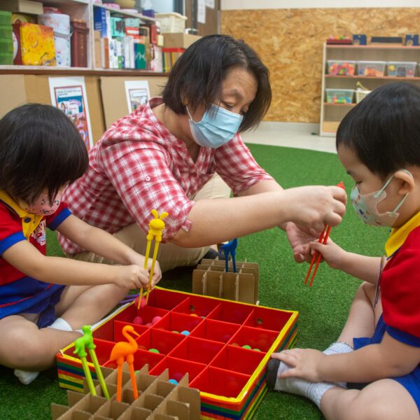 Children need to play as much as they need to learn, hence there are sessions where they get to have fun in the Creative Play Space.